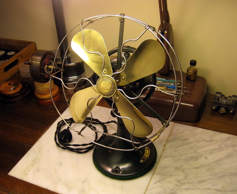 Antique fan after restoration